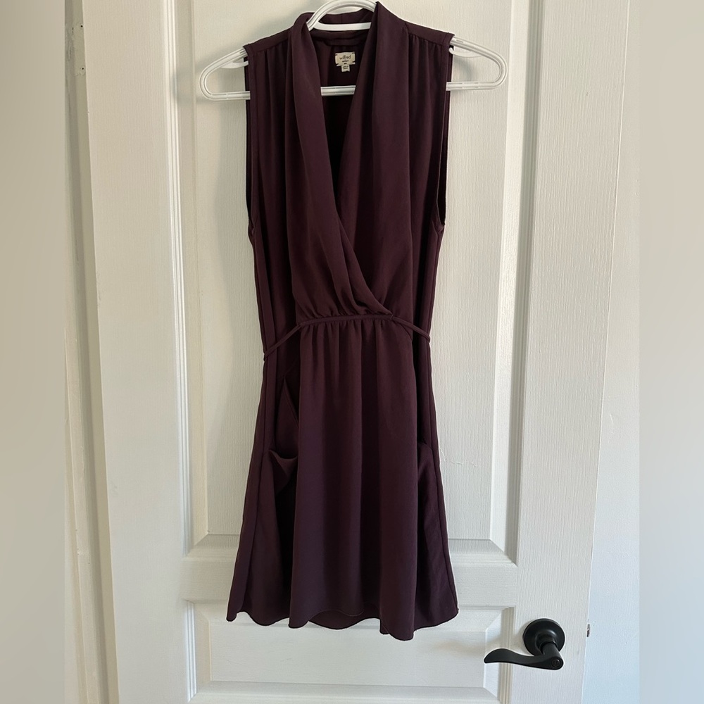 Wilfred Deep Purple Mini Dress